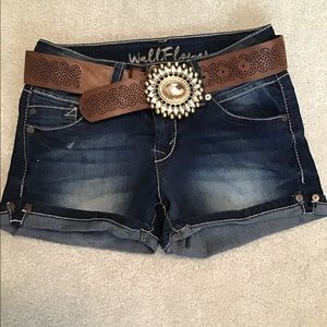 Wallflower denim shorts!